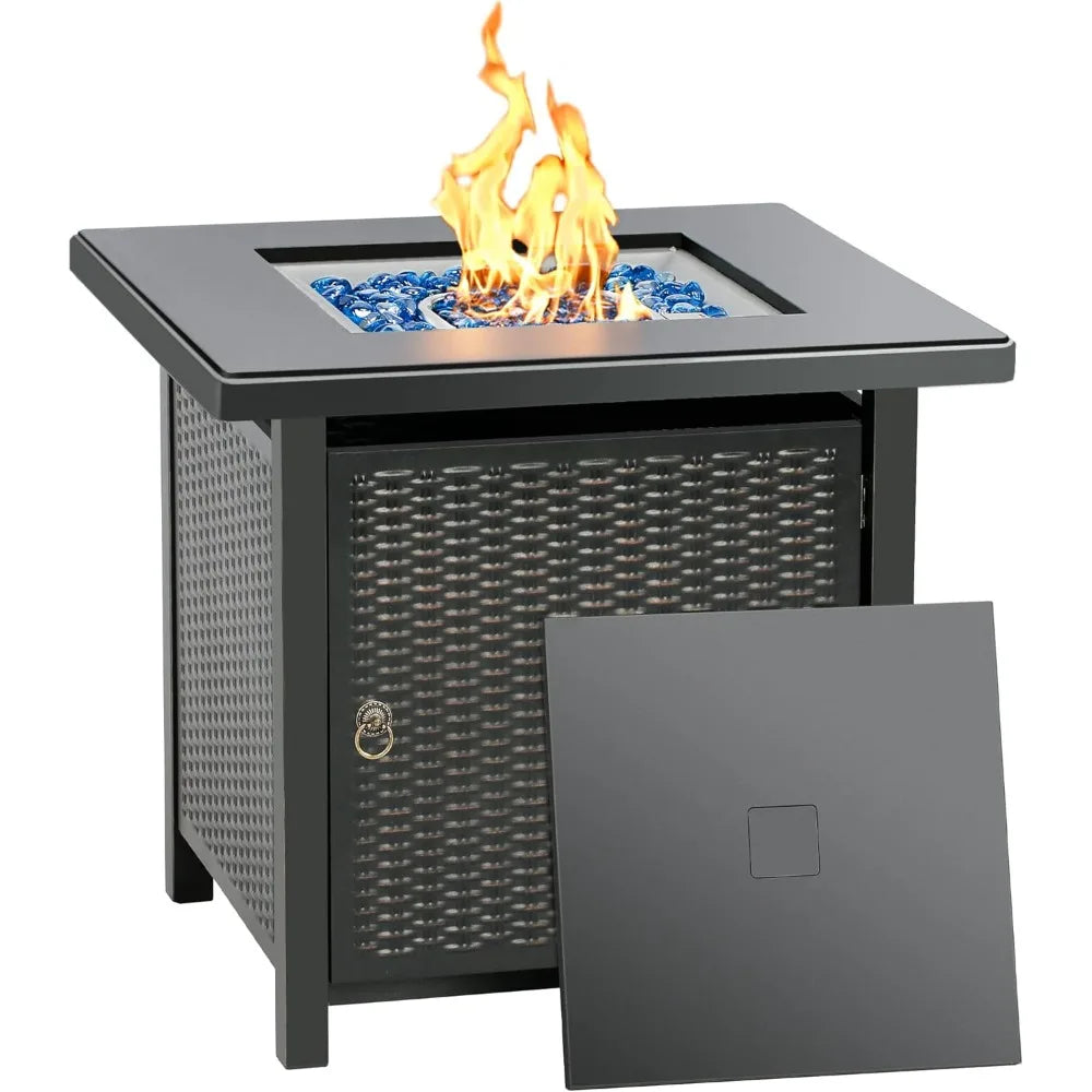 50000 BTU Propane Fire Pit Table For Patio Backyard Outdoor