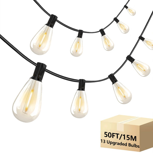 TJOY S14 LED Outdoor String Lights Edison Bulbs Waterproof
