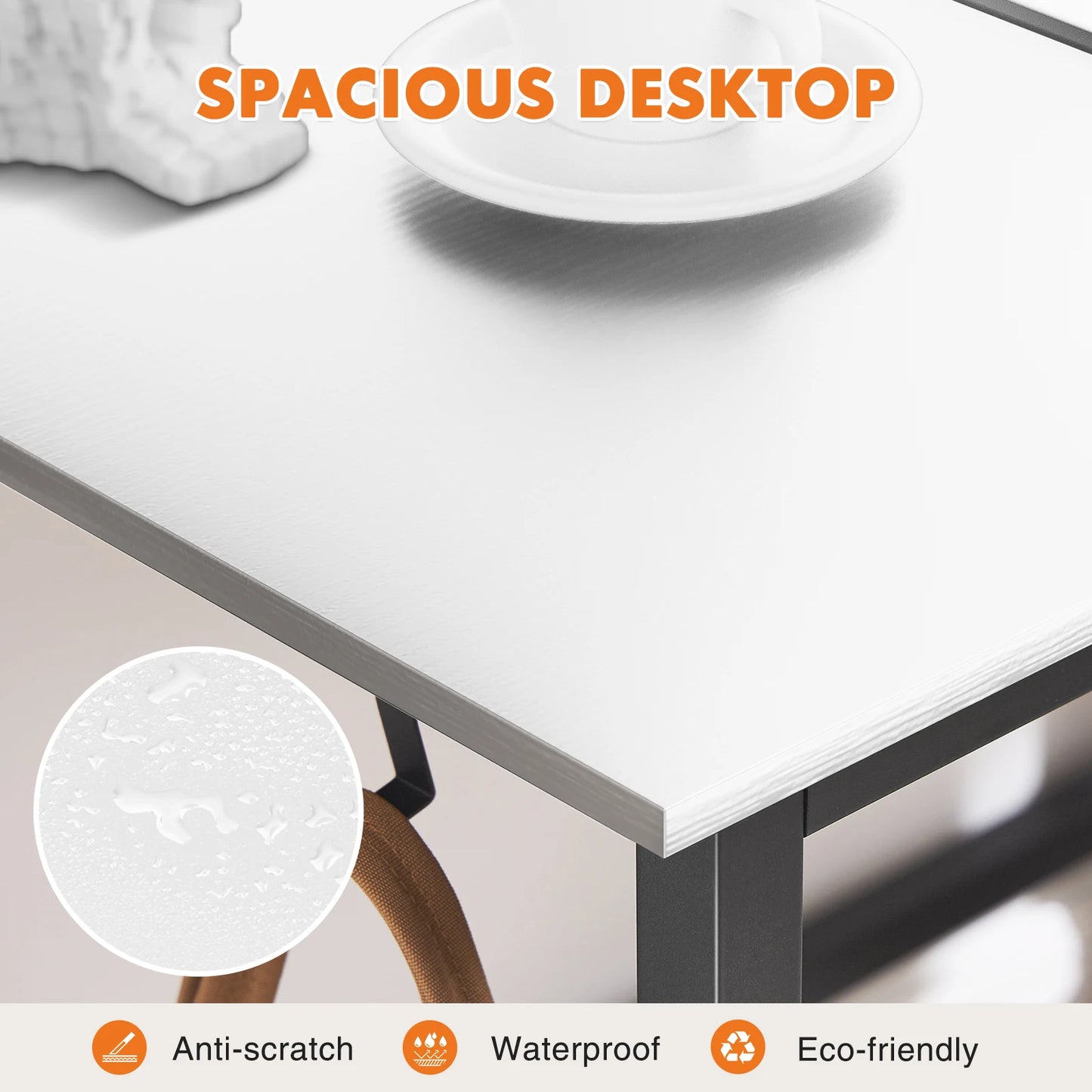 JHK Computer Desk Writing Study Table Modern Compact Design