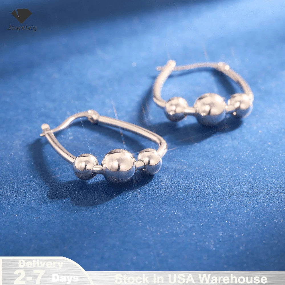 Sweet Blossoms Haven 925 Sterling Silver Circle Earrings