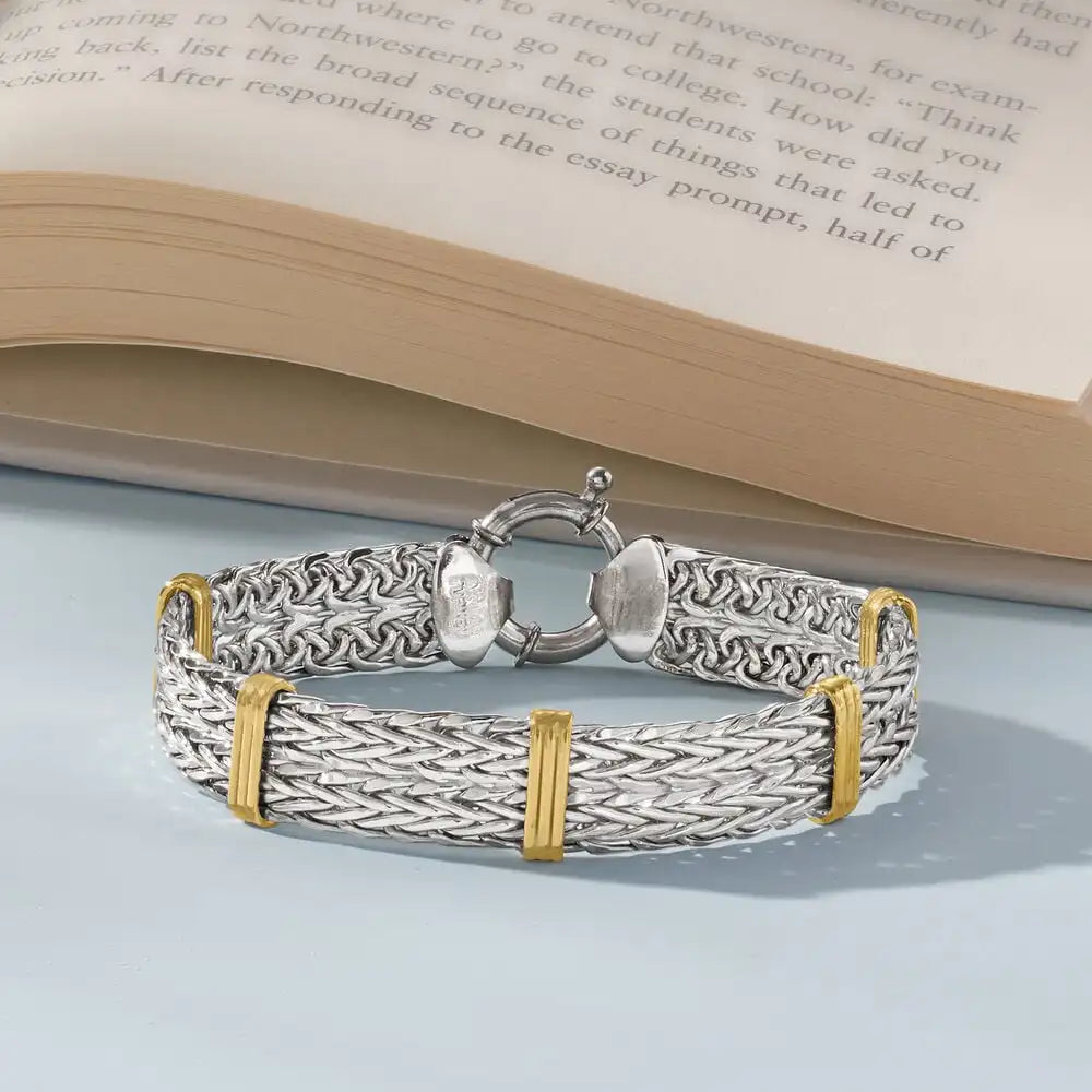 Sweet Blossoms Haven S925 Sterling Byzantine Bracelet Women