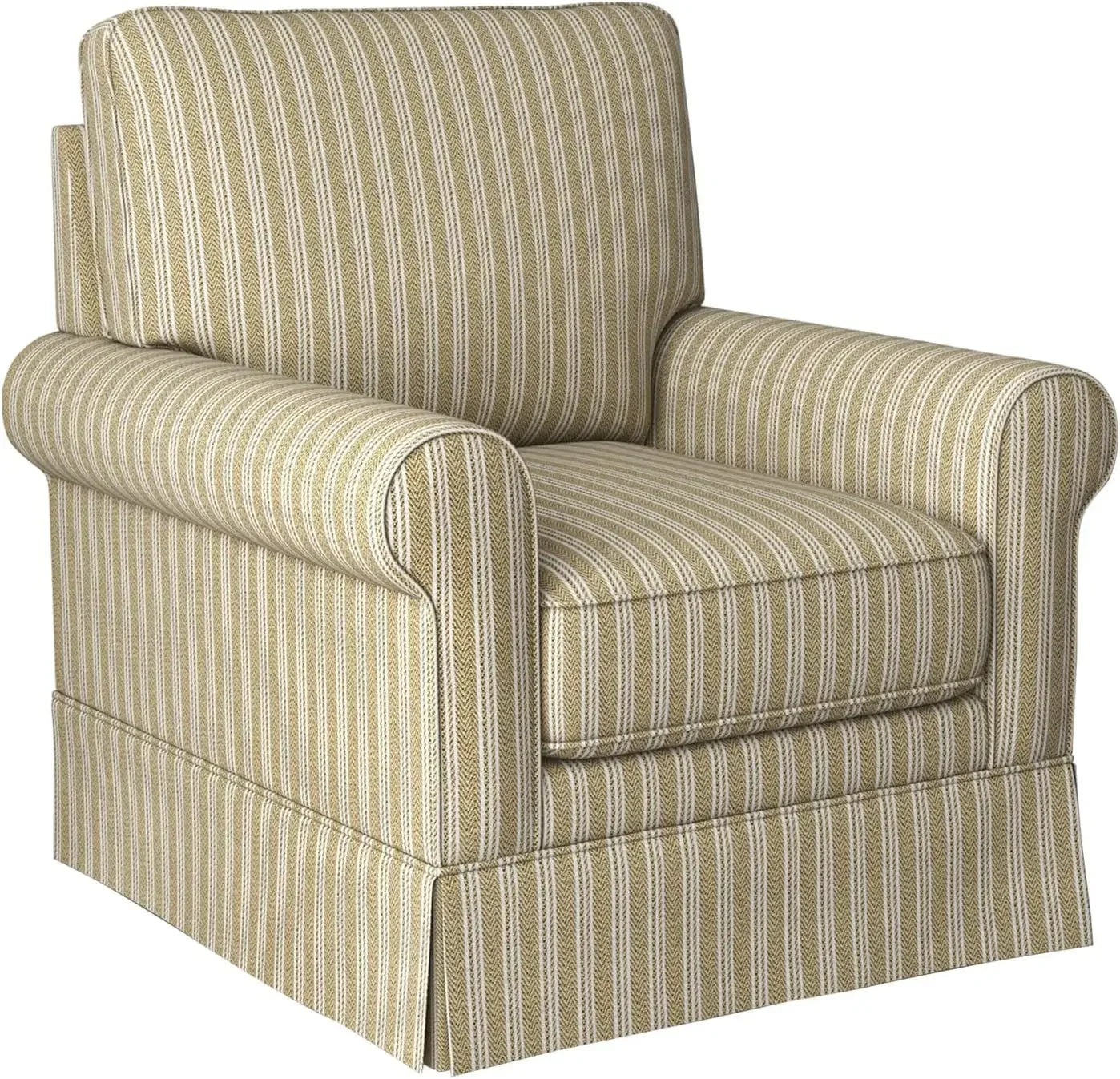 Sweet Blossoms Haven Swivel Barrel Chair Linen Mid Century