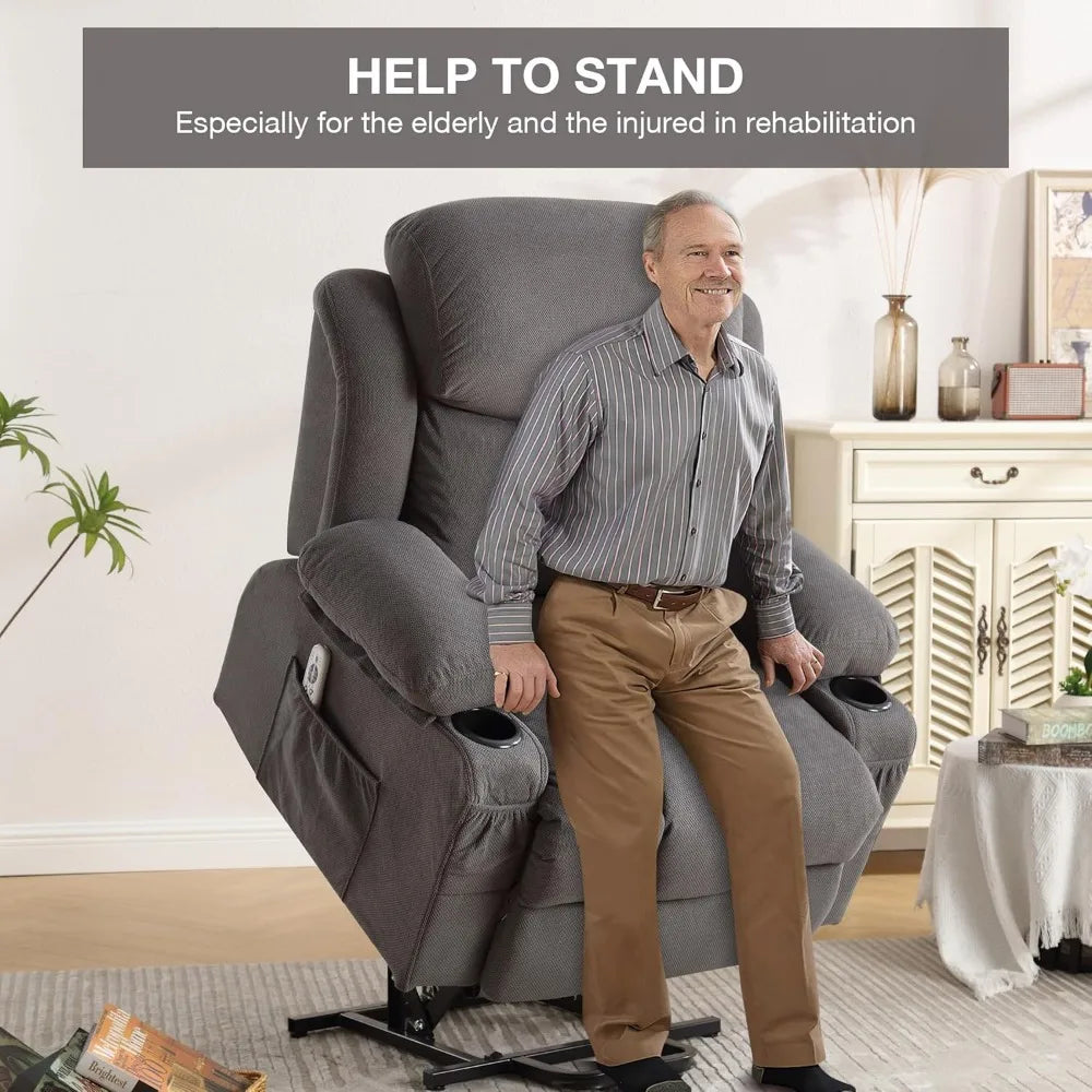Tangxu Power Lift Recliner Chair With Heat And Massage