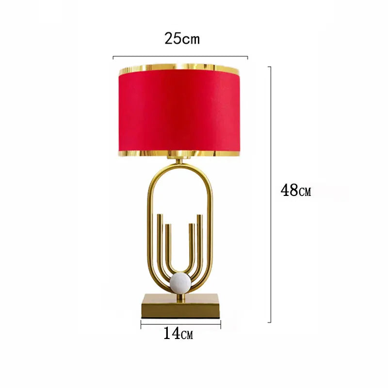 Nordic Modern Table Lamp For Bedroom And Living Room LED