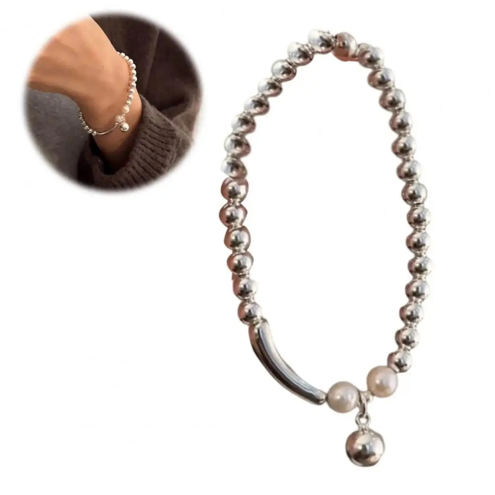 Classic New Design Round Beads Charm Bracelets For Women Simple Style Chain Bangles Jewelry Party Gifts