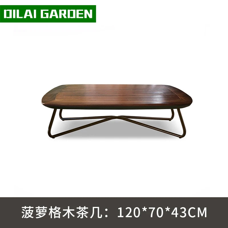 DUTRIEUX Lounge Terrace Sofa 3 Person Outdoor Furniture