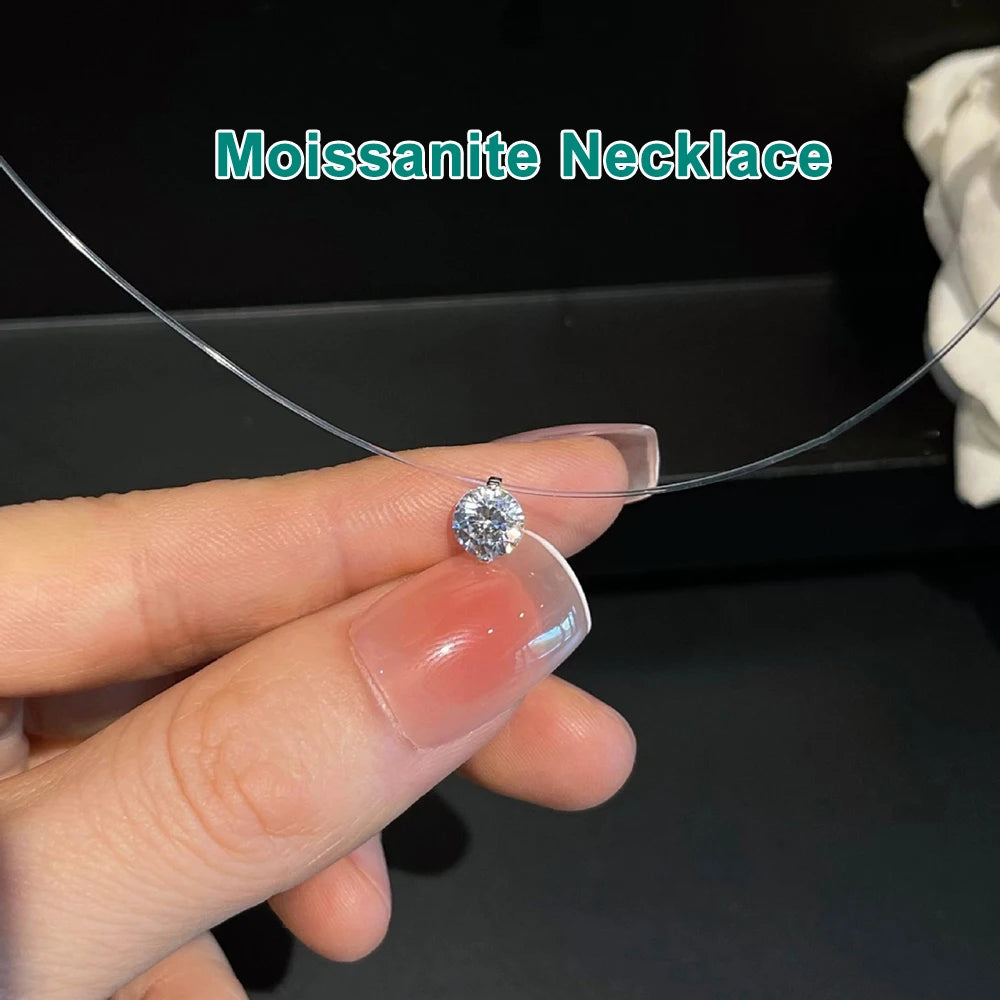 IGOTOS Moissanite Ring 925 Sterling Silver Wedding Band