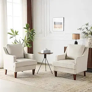Sweet Blossoms Haven Mid Century Modern Accent Chairs