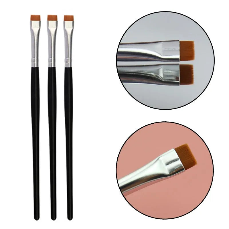 Flat Eyebrow Brush Ultrathin Eyebrows Makeup Brushes Eyeliner Brush Thin Eye Liner Brow Contour Concealer Beauty Brush Tool
