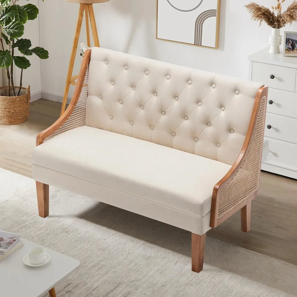 TANGXU Modern Settee With Loveseat Sofa Banquette Dining