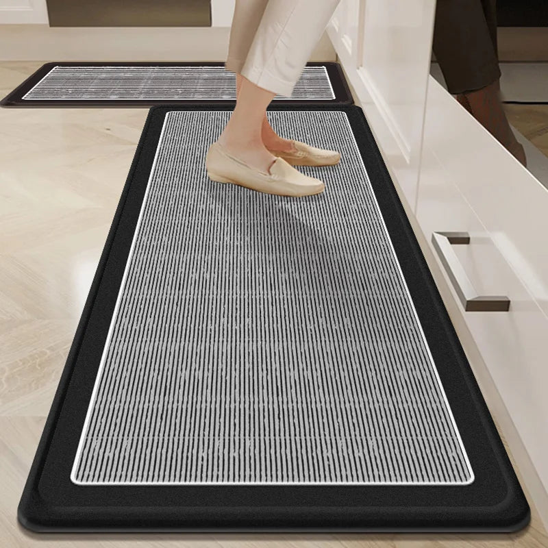 VIKAMA1/2Pcs 2025 New Kitchen Floor Mat Non-Slip Soft Noise Reduction Carpet Bathroom Bathroom Door Mat Home Decoration