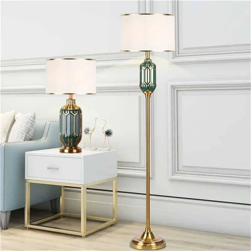 OUFULA Dorian Floor Lamp Modern LED Ceramic Decor Design