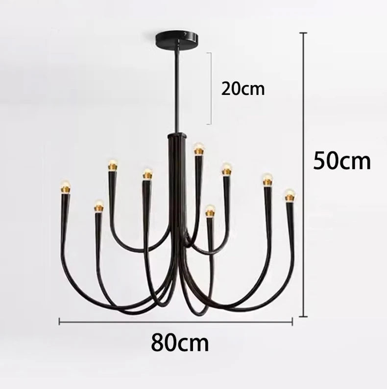 Joemade Modern Pendant Light Chandelier For Living Room