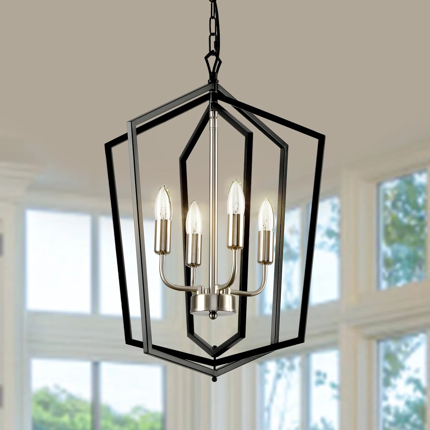 LovingC 4 Light Farmhouse Chandeliers Pendant Lighting