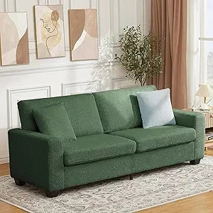 Contemporary Sofa With Removable Washable Cushion Covers