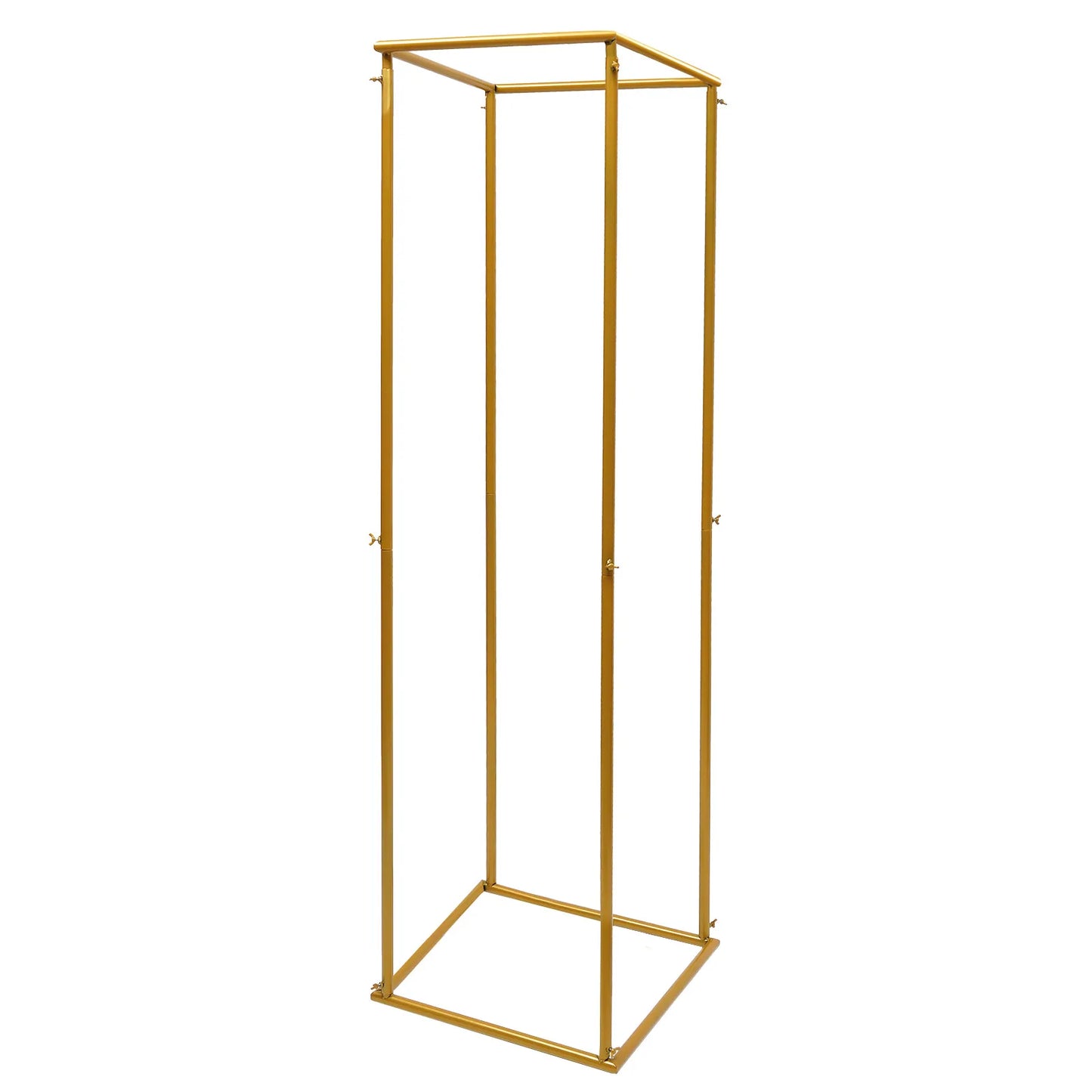 Hign Concerned Gold Metal Column Flower Stand Wedding Decor