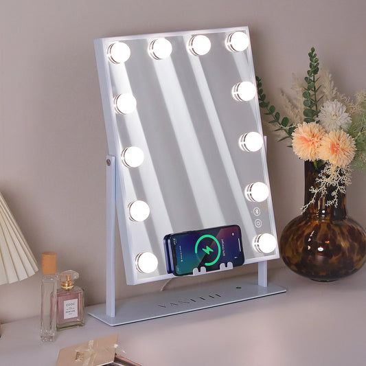 Fenchilin Vanity Mirror With Lights Wireless Charger