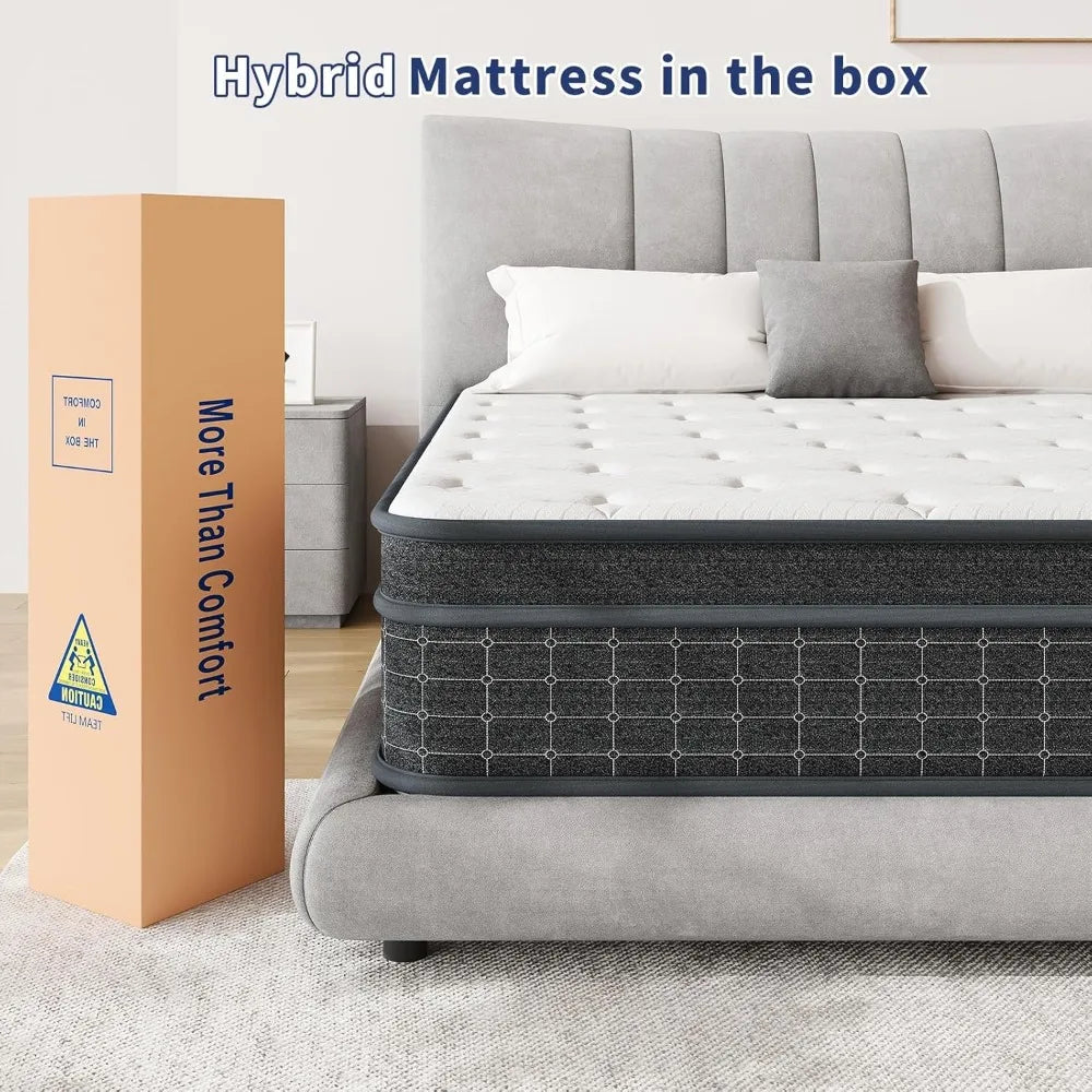 Angduo Hybrid Mattress With Pocketed Coils CertiPURUS