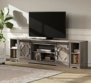 RBXC 3 In 1 TV Stand Sliding Barn Door Storage Center