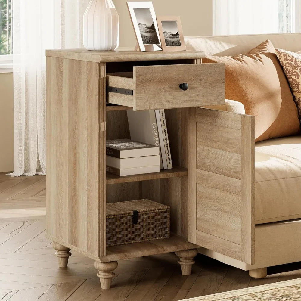 RBXC Wood TV Cabinet Entertainment Unit With Charging