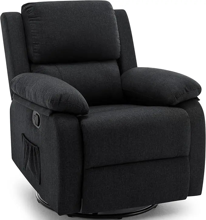Masterpiece Recliner Chair 360 Swivel Rocker For Small Rooms