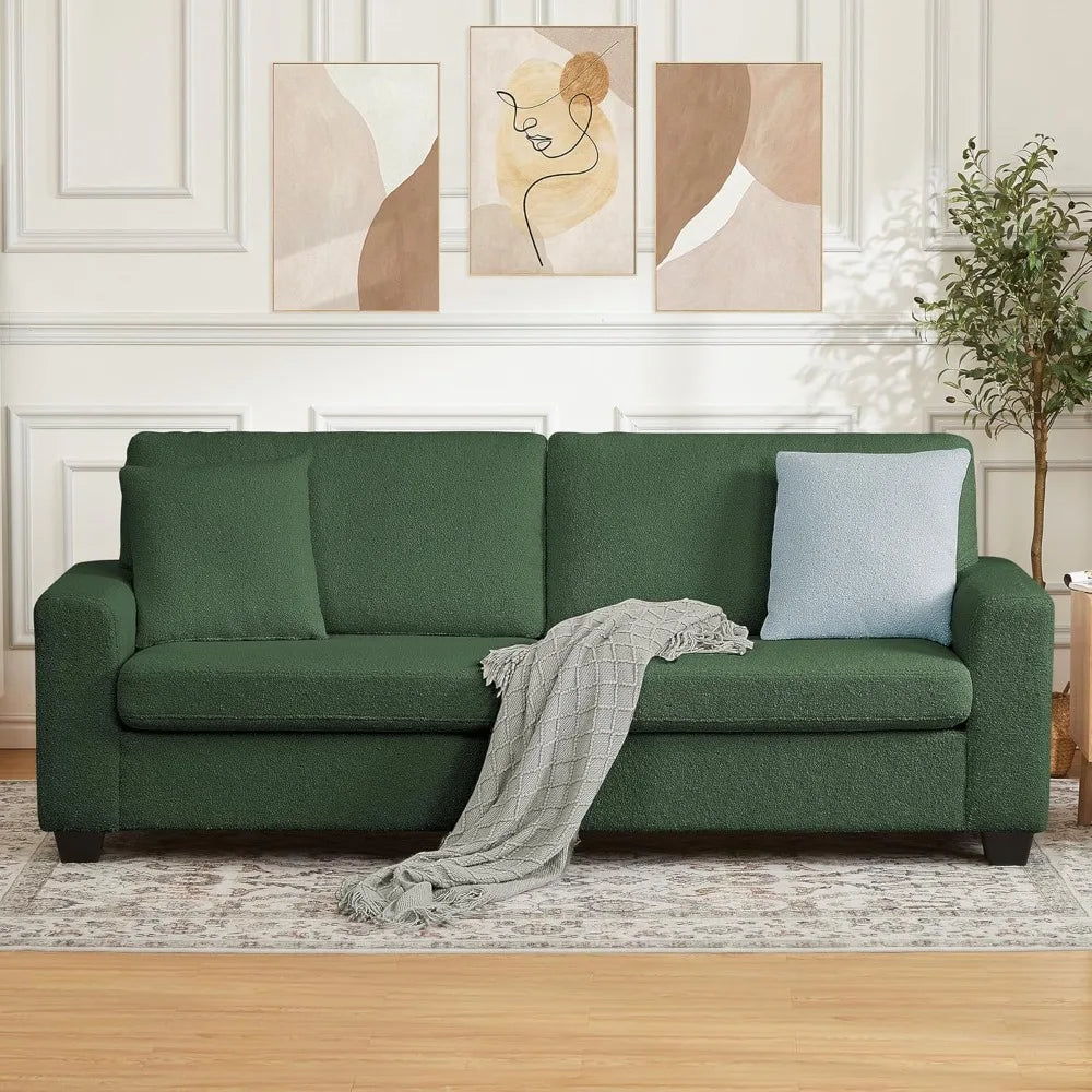 Contemporary Sofa With Removable Washable Cushion Covers