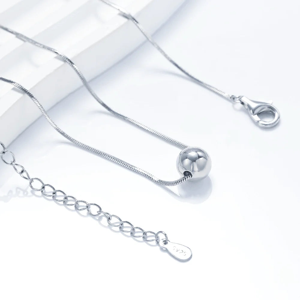 S925 Sterling Silver Necklace Hypoallergenic Women Jewelry