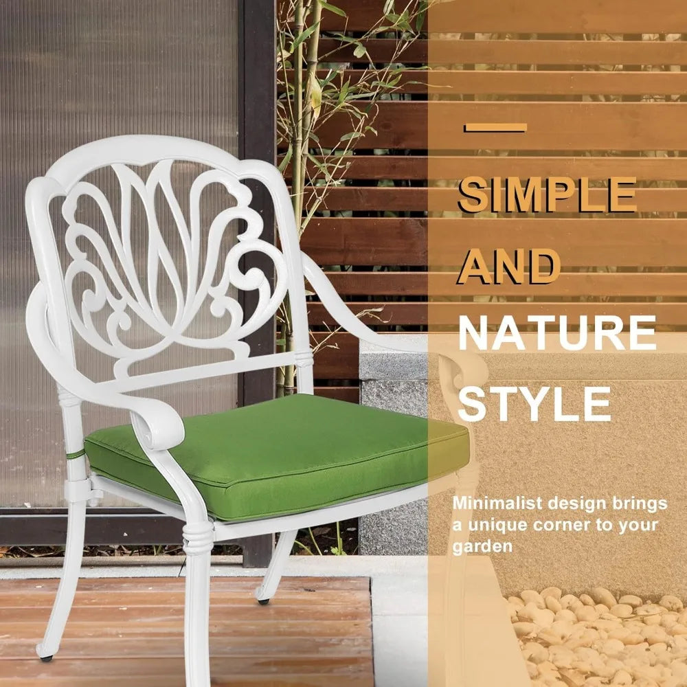 TANGXU All Weather Cast Aluminum Outdoor Patio Dining Set