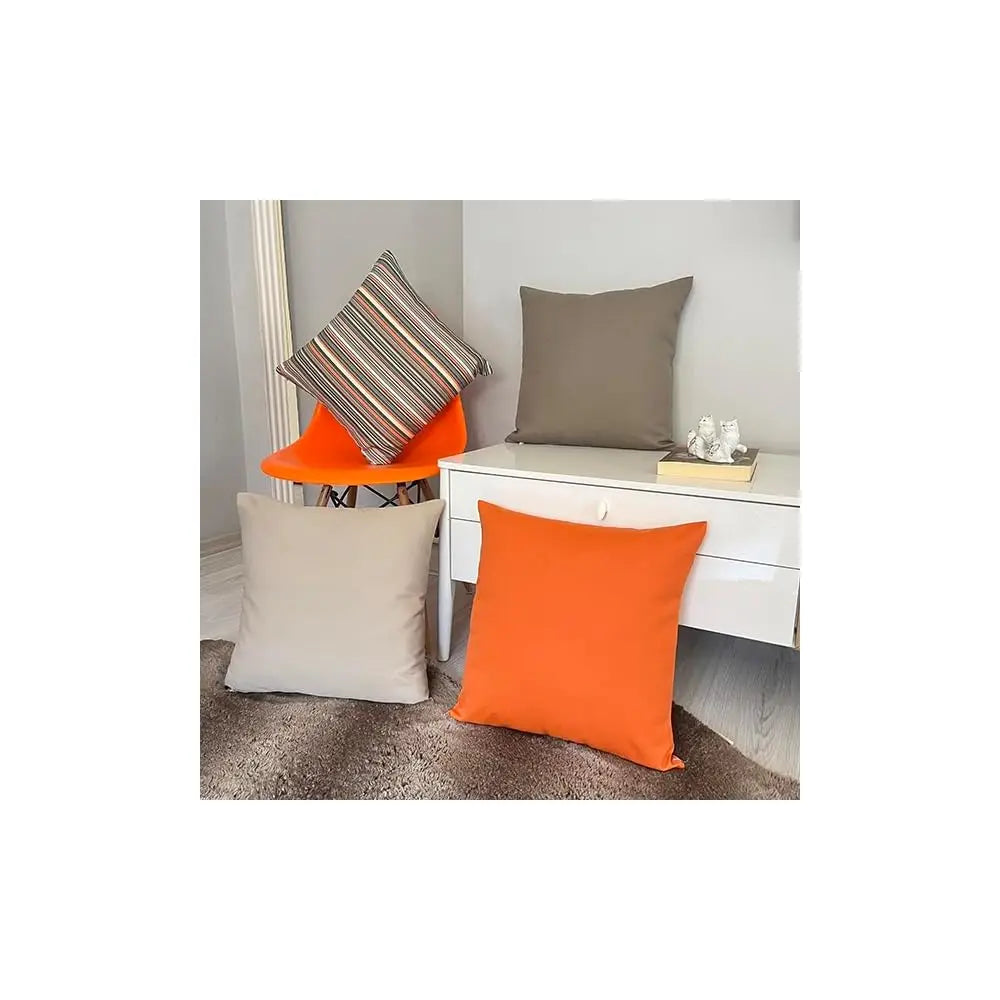Outdoor Waterproof Throw Pillow Covers Only 18''X18'',Pa Of 2,Decorative Luxury Modern Cushion Patio Cases For Garden Farmhouse