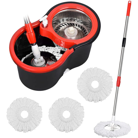 Zhejiang 360 Degree Spin Mop Bucket Set Microfiber Heads