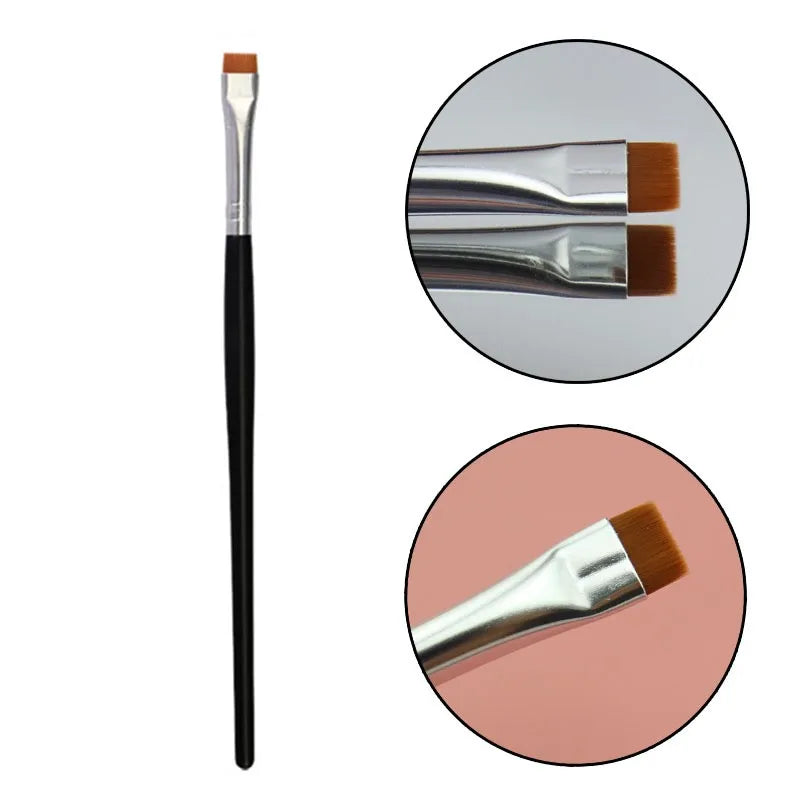 Flat Eyebrow Brush Ultrathin Eyebrows Makeup Brushes Eyeliner Brush Thin Eye Liner Brow Contour Concealer Beauty Brush Tool