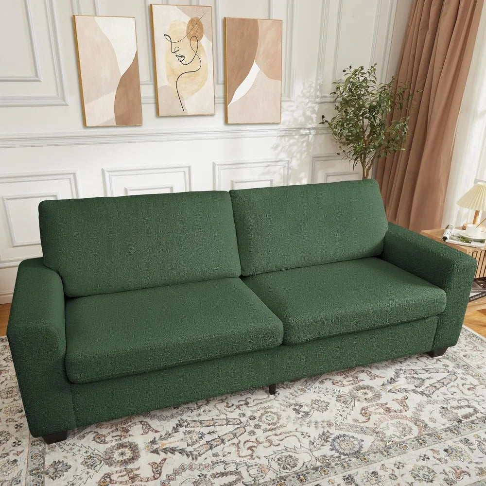 Contemporary Sofa With Removable Washable Cushion Covers