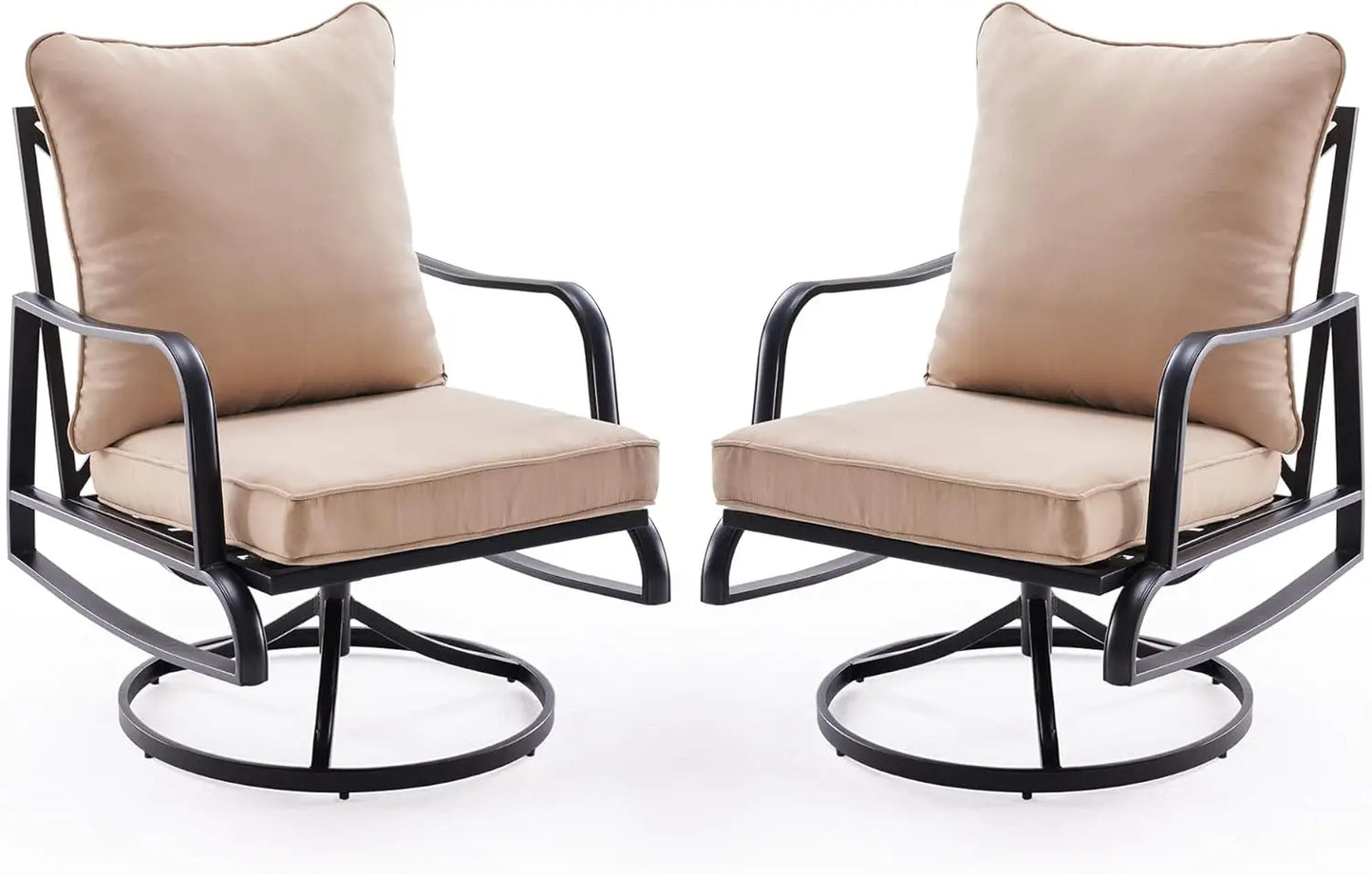 ANGDUO Outdoor Furniture Set 4 Piece Sofa Coffee Table