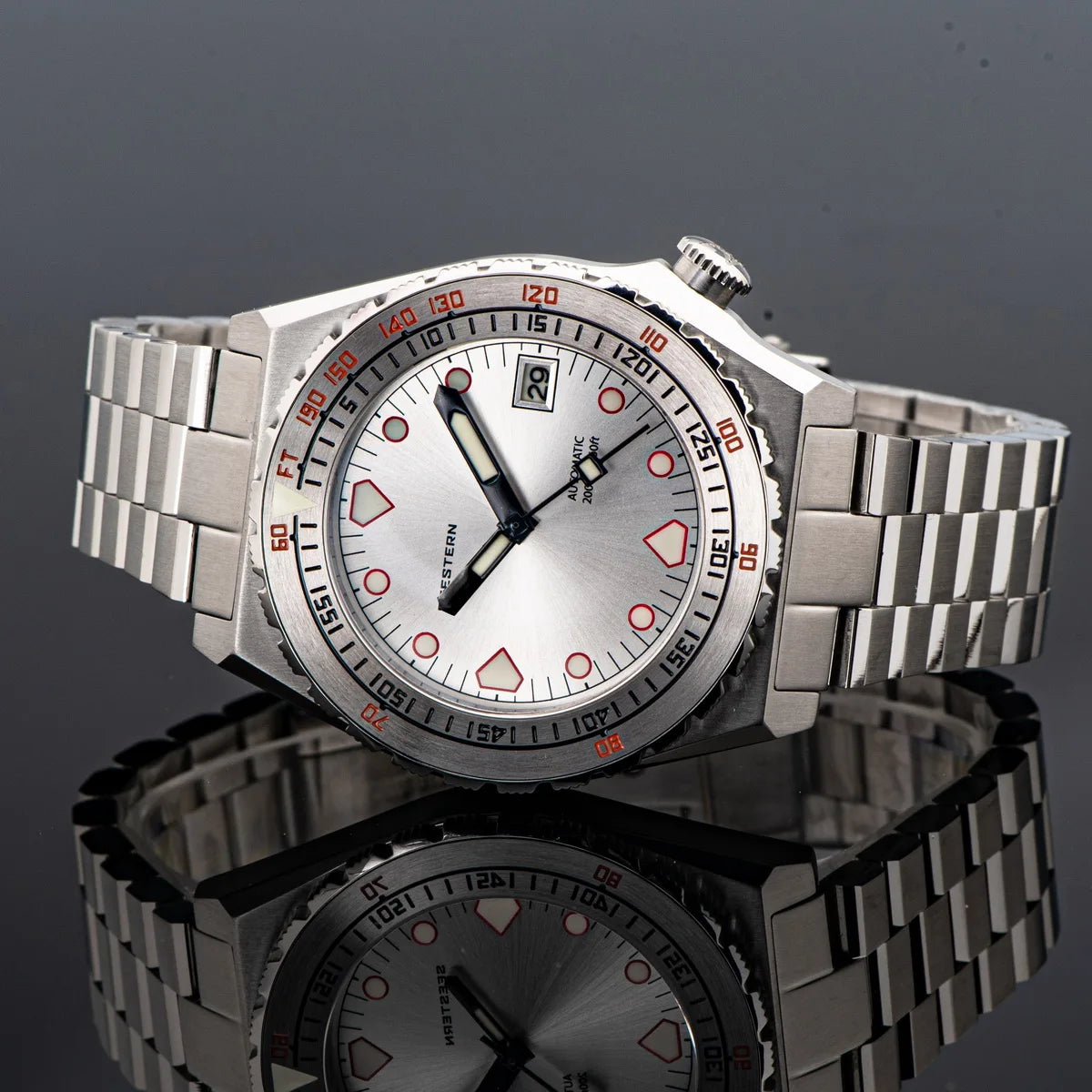 SEESTERN SUB600T V3 Mens Watch Automatic Diving Sapphire Wristwatch NH35 Movement Ceramic Bezel Luminous Date Jubilee Waterproof