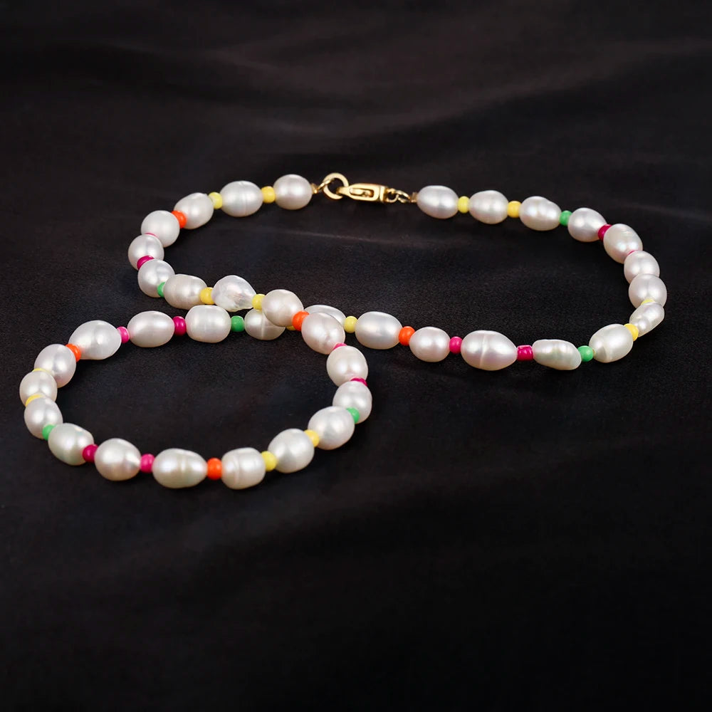 s925 Sterling Silver Pearl Necklace for Women elegant romantic freshwater pearl dopamine necklace for girls, wives, moms jewelry