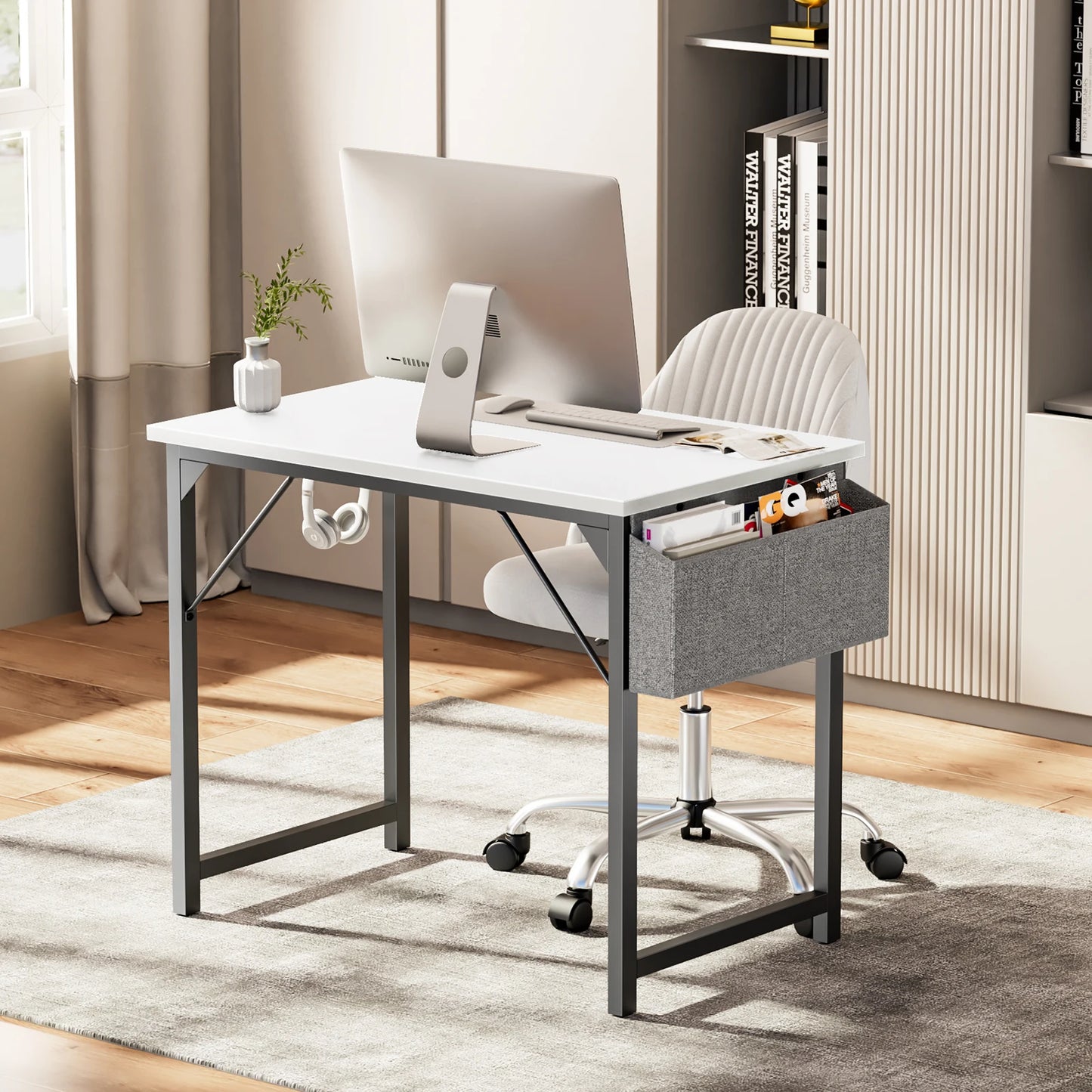 JHK Computer Desk Writing Study Table Modern Compact Design