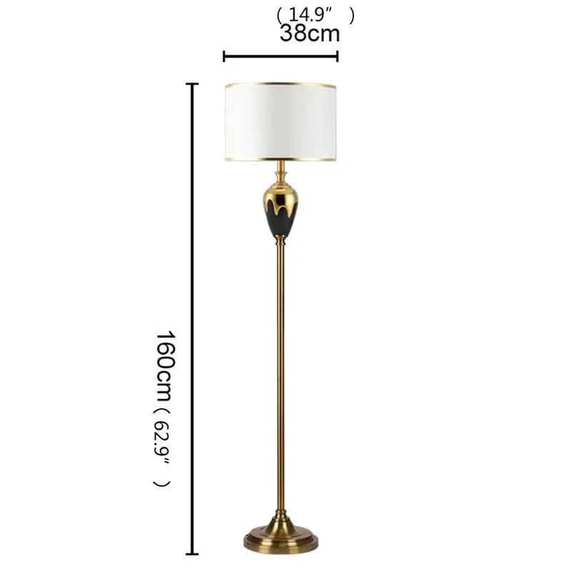 OUFULA Dorian Floor Lamp Modern LED Ceramic Decor Design