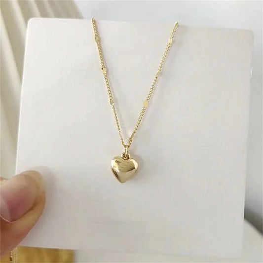 Zhejiang Simple Love Pendant Clavicle Chain Necklace