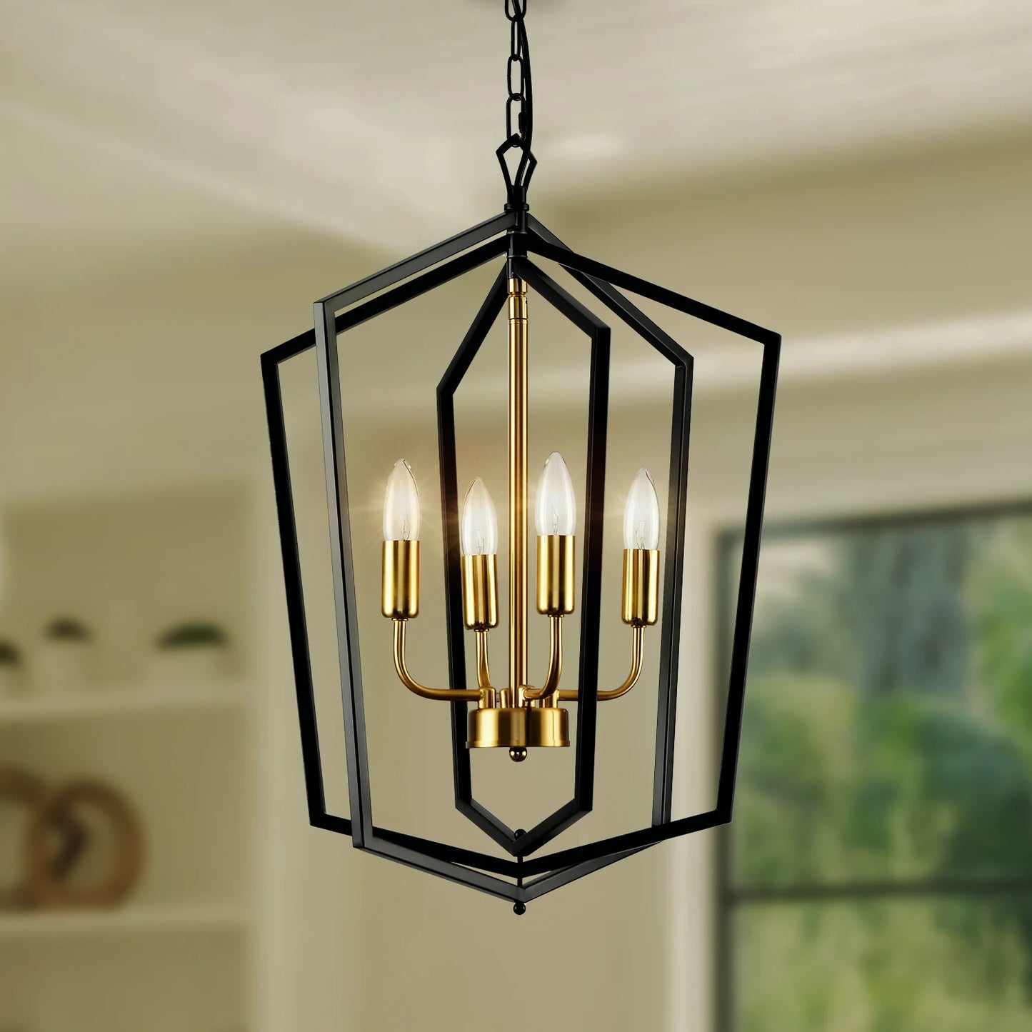 LovingC 4 Light Farmhouse Chandeliers Pendant Lighting