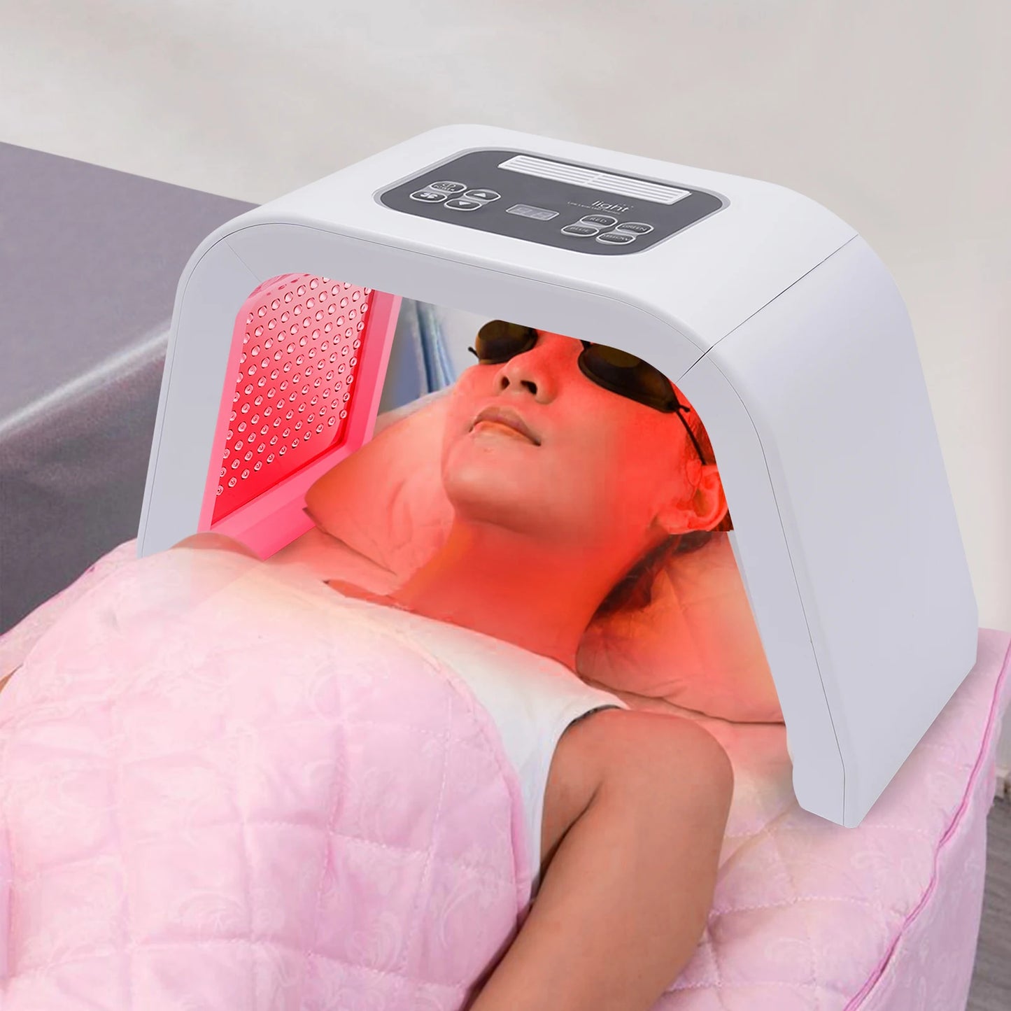 Hign Concerned LED Light Therapy Facial Mask For Skin