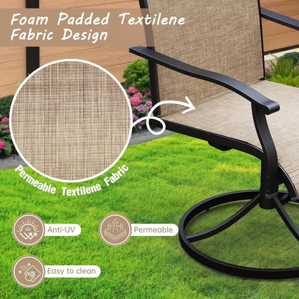 Guangbai 7 Piece Outdoor Dining Set With Umbrella Hole