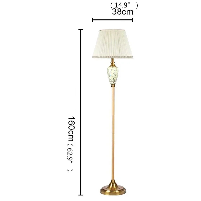 OUFULA Dorian Floor Lamp Modern LED Ceramic Decor Design