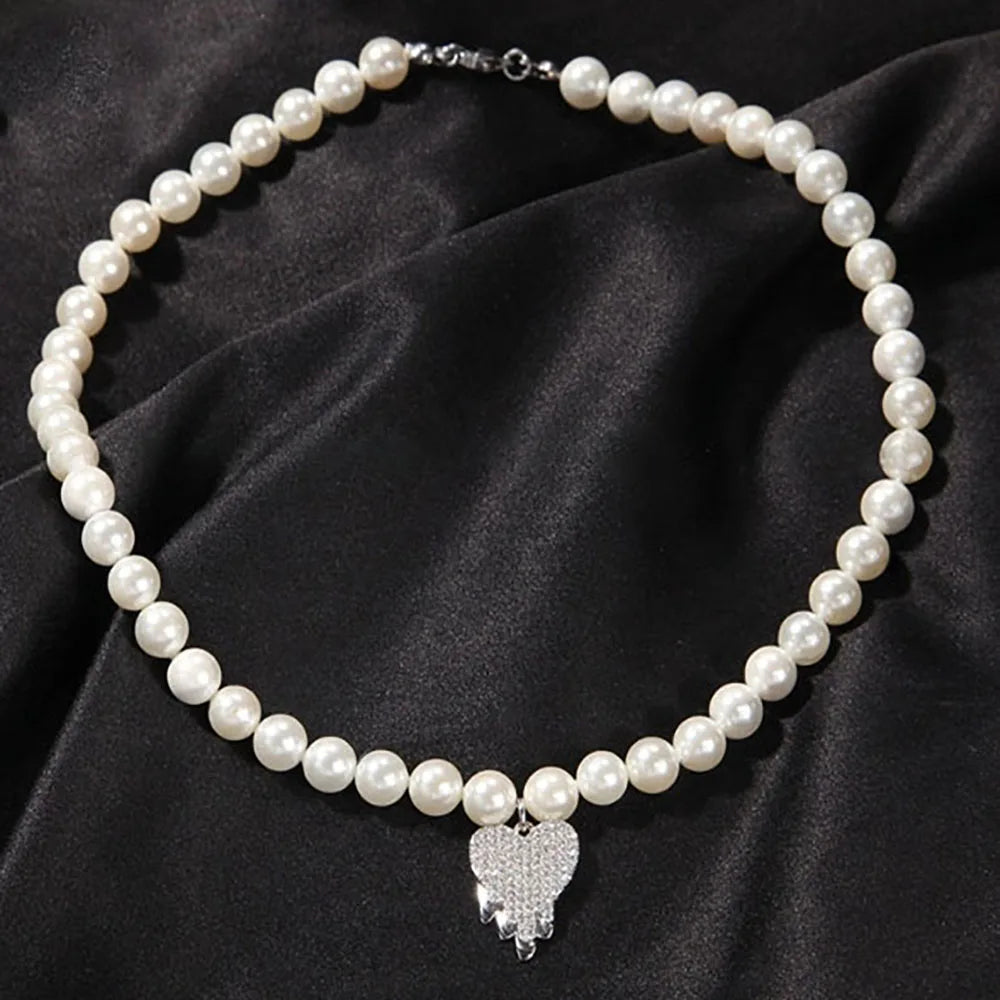 Mother's Day Gift Pearl Necklace Women's Natural Freshwater Pearl 925 Silver Necklace Pendant Mother's Present Ships from USA