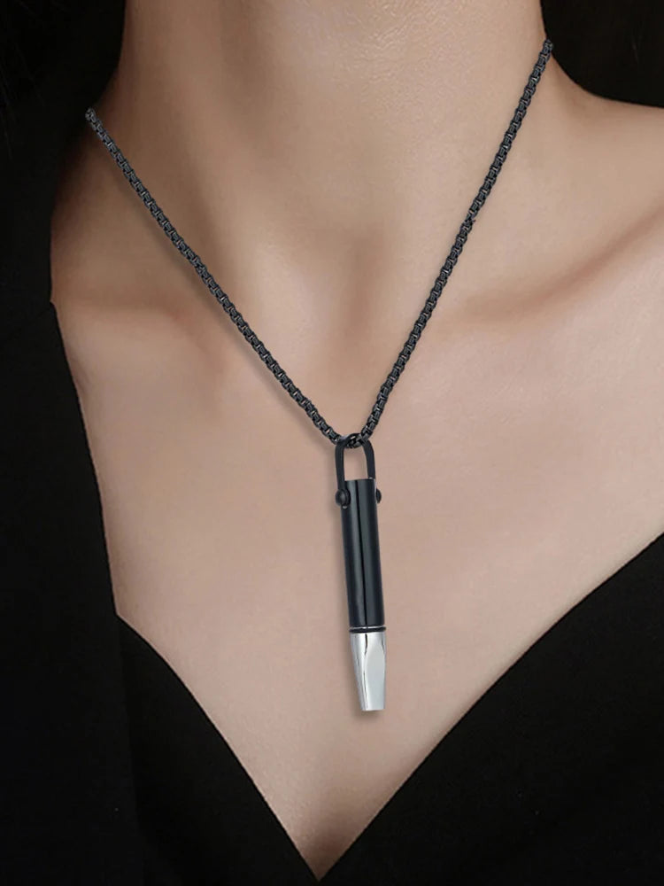 APWIKOGER Breathing Necklace Quitting Smoking Pendant
