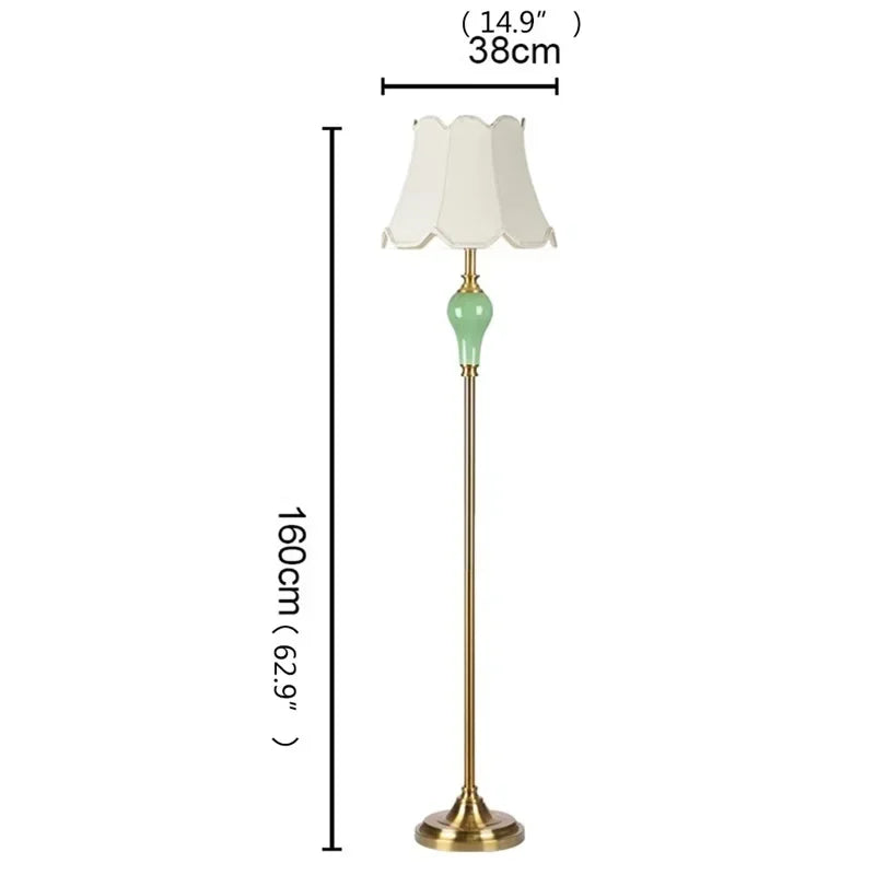 OUFULA Dorian Floor Lamp Modern LED Ceramic Decor Design