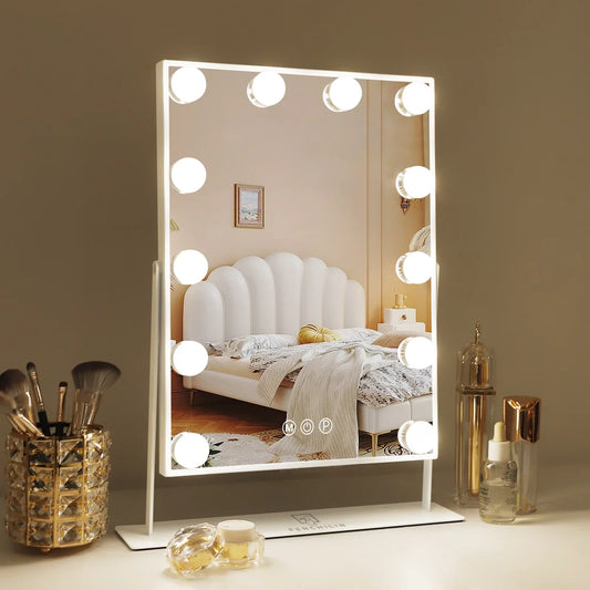 Hollywood Vanity Mirror With Lights Dimmable LED Bulbs