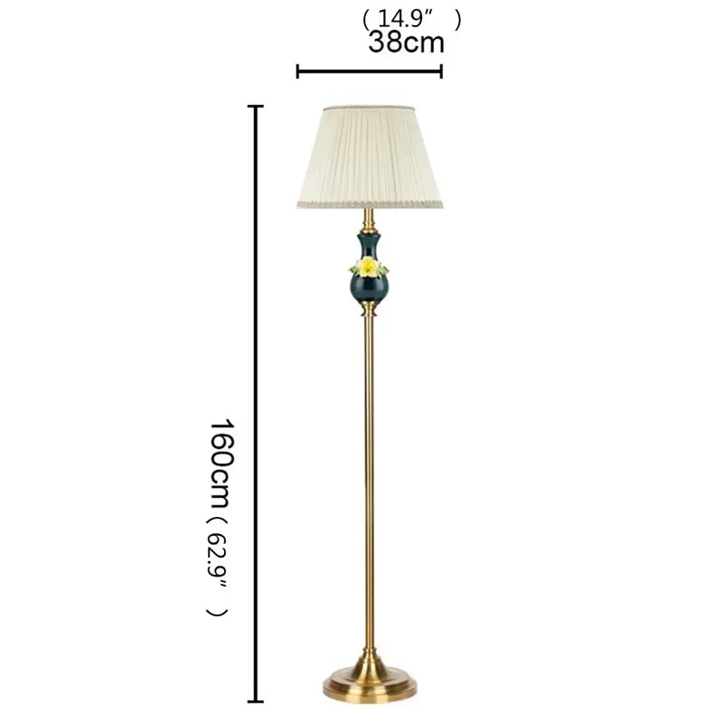 OUFULA Dorian Floor Lamp Modern LED Ceramic Decor Design