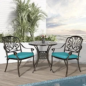 TANGXU All Weather Cast Aluminum Outdoor Patio Dining Set