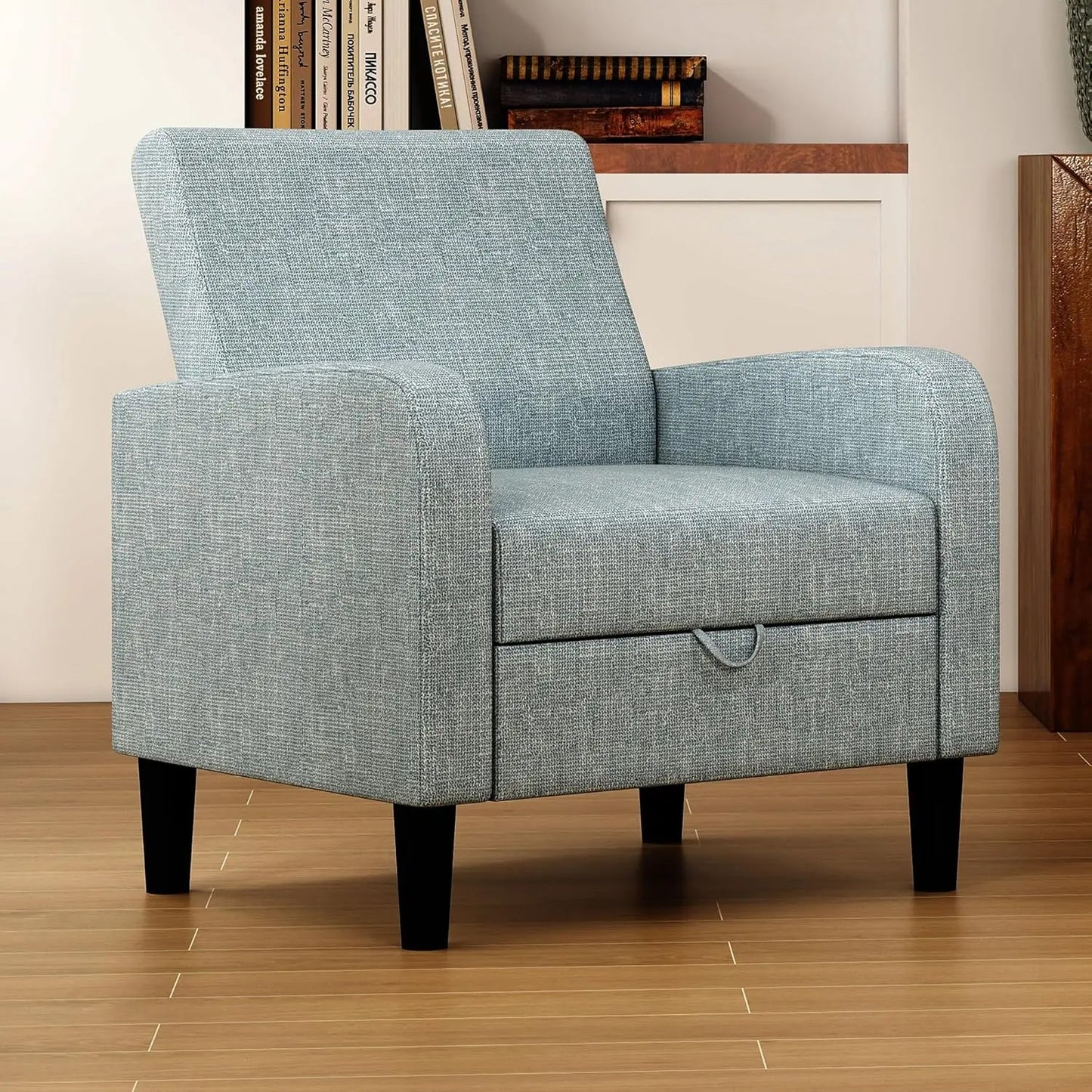 DAFIFY Linen Fabric Accent Chair For Living Room Modern