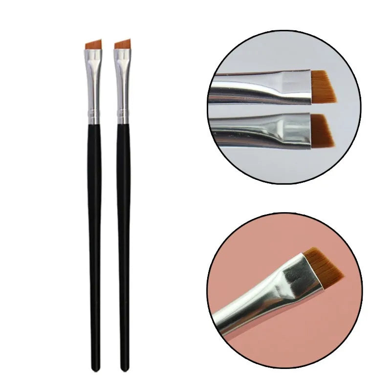 Flat Eyebrow Brush Ultrathin Eyebrows Makeup Brushes Eyeliner Brush Thin Eye Liner Brow Contour Concealer Beauty Brush Tool
